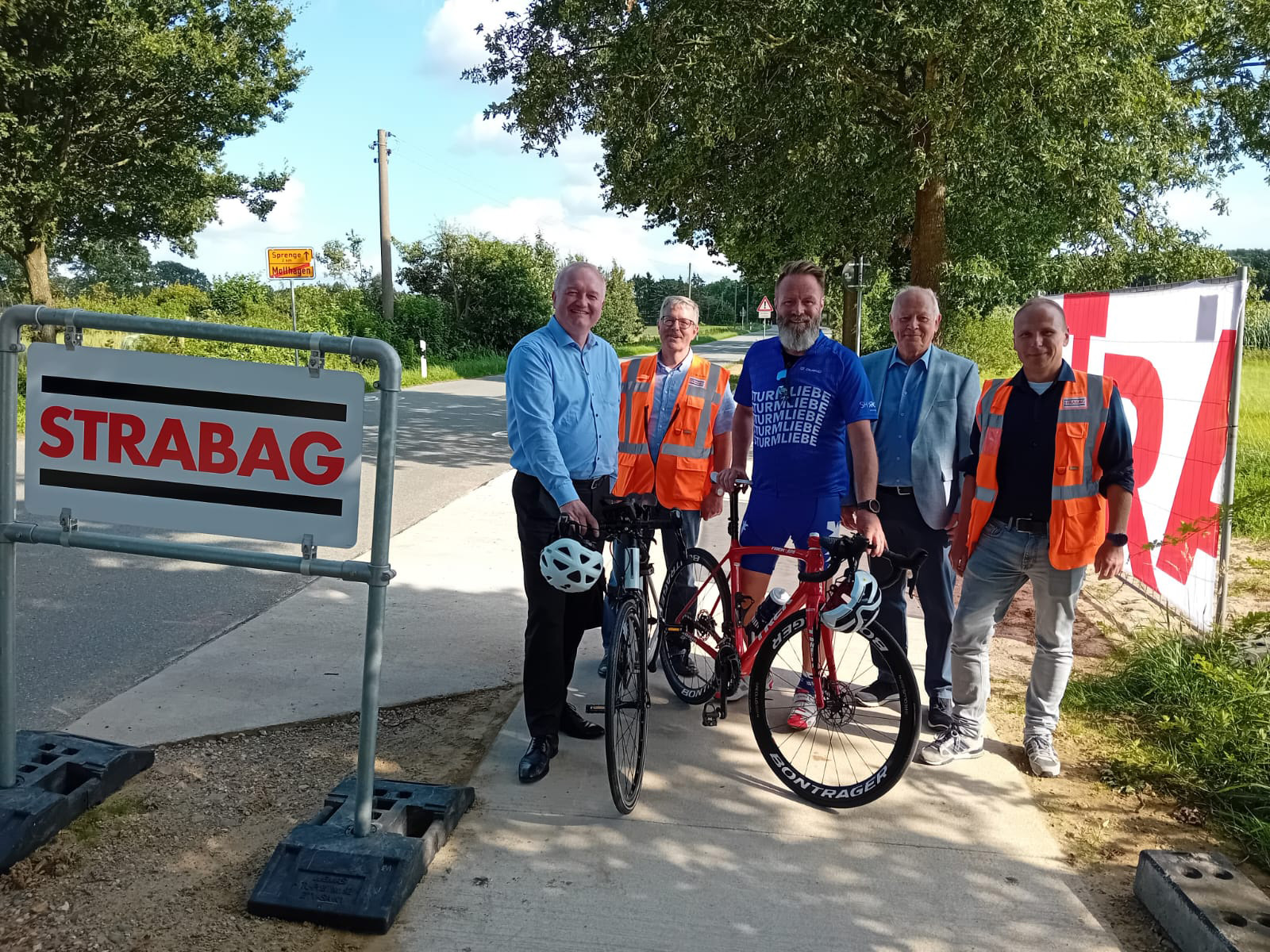 Verkehrsfreigabe und Übergabe Förderbescheid 